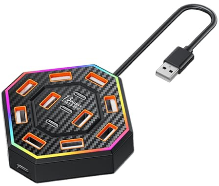 Für Laptops - 13-Fach für Laptop - RGB Zubehör - für Frauen Männer Studenten Erwachsene