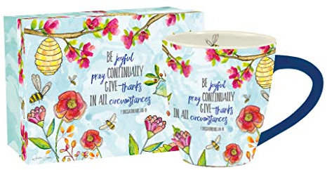 Lang Pray Joyfully Café Becher (10992121058), 413 ml, mehrfarbig