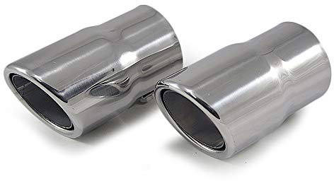 Auspuff Tip Trim Auto Endrohr Endrohr Endschalldämpfer Sport Schalldämpfer Edelstahl Chrom Universal