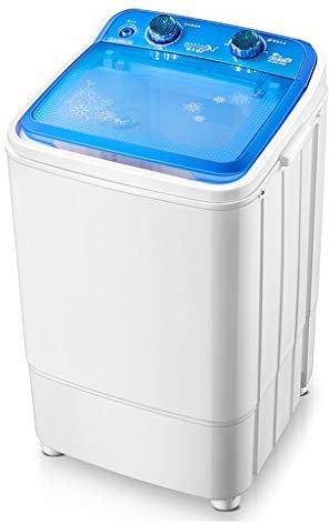 YXCKG Personal Clothes Washer, Washing Machine Portable, 6 Kg Total Capacity Washing, Apartment Washer And Dryer, Space Saving, Drain Hose