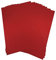 10 Blatt A4 250 g/m² fusselfreier roter Glitzerkarton, glitzernder Karton für Bastelarbeiten, Party, Weihnachtsmann