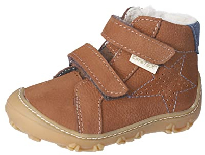 RICOSTA Baby Jungen Lauflernschuhe Donny,Kinder Boots,WMS:Weit,CareTEX,terracare,Barfuß-Schuh,Lammwolle,Curry (260),20 EU