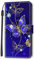 Dfjhure For Samsung A14 Case Leather Flip Wallet Phone Case Cover Silicone Shockproof Bumper Cover with Card Slots Phone Case For Samsung Galaxy A14 4G/5G- Butterfly
