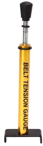 Belt Tension Gauge 10 lb with L-Shape Universal Pad | Maintenance Tool, Deflection Measurement, Metal Alloy Body, For Motorcycles ATVs, Fits Most Models