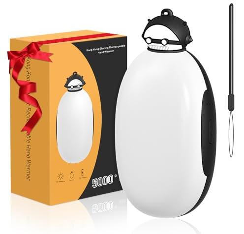 Handwärmer Elektrisch, Handwärmer Kinder, Tragbar Taschenwärmer Wiederverwendbar, 3 Heizmodi, Outdoor Camping Hand Warmers Wandern Gadgets Jagd Zubehör Geschenk für Kinder Frauen Männer