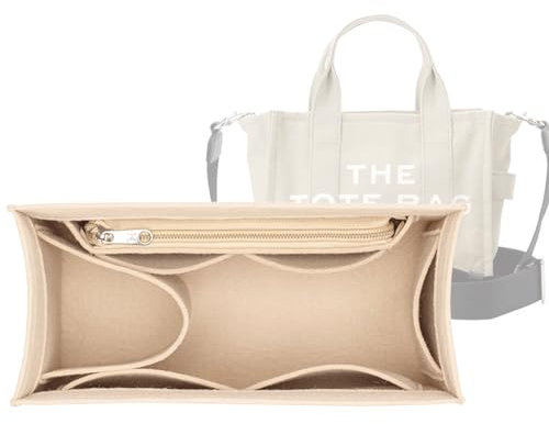 Lckaey Geldbörseneinsatz für Marc Jacobs große Tragetaschen-Organizer 2042beige-L