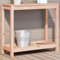 Kangmusi Pflanztisch mit Ablage 82,5x35x75 cm Massivholz Douglasie,832390kangmusi
