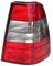 Auto Rücklicht-Komplettsets für Mercedes Benz E-Klasse W124 1985-1986 1987 1988 1989-1995 1996, Wasserdichtes Rückleuchten Warnlicht Links Rechts Beleuchtung Zubehör,A/Right