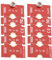 EMSea 2 STÜCKE M2 M.2 NGFF NVME Computergehäuse Länge Verlängerung Adapter 2230 2242 2260 2280 Adapterrack für PC Computergehäuse Rot mit Schraube