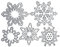 Pitadue Metall-Stanzformen, Schneeflocken, handgefertigt, Weihnachtsdekoration, dekorative Prägung für Weihnachtskarten, 5 Stück