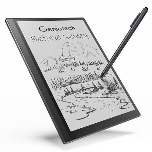 Geniatech Kloudnote Slim 10.3 Digital Notebook, E Ink Tablet and ePaper Notepad for ebook Reading and Writing, 227ppi ereader Device in 2025, 5.3mm Ultra-Thin (Grey)