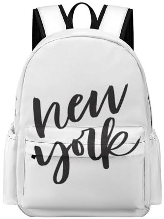 JZemdybill Rucksack, New York Rucksack, lässiger Tagesrucksack für Outdoor, Sport, Reisen, new york, 42x30x15cm