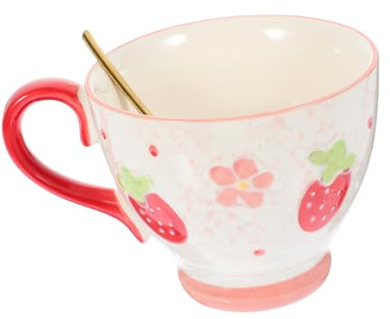 Garneck 1 Set Tazza da Colazione per Latte e Bevande Calde Design e Adatta e Ufficio