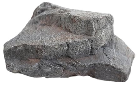 Fenteer Artificial Landscape Rock Yard Ornament Lightweight Accessory for Photography Prop Irregular Gray Ornament Garden Decoration, 33x22x21cm