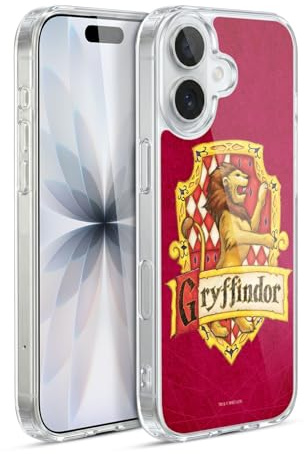 Head Case Designs Offizielle Harry Potter Gryffindor Kamm Sorcerer's Stone I Gelhülle [Militärischer Schutzgrad] Kompatibel Mit Apple iPhone 17 Und Kompatibel Mit MagSafe