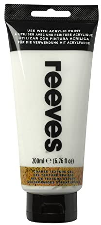 Reeves Acryl Medien - Weißes, grobkörniges Strukturgel - 200ml