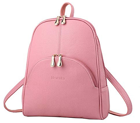Nevenka Damen Fashion Rucksack börse ReiÃŸverschluss Leder Tasche Packs für Teenager Mädchen