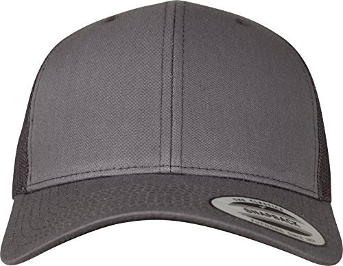 Flexfit Unisex 6606-RetroTrucker Retro Trucker, darkgrey, one size