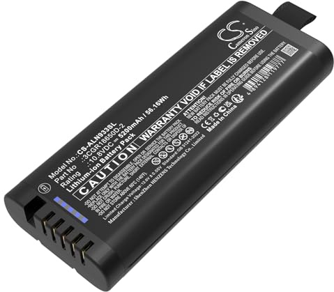 CS-ALN933SL Akkus 5200mAh Kompatibel mit [Druck] ADTS Touch, ADTS542F Air Data Test Set, ADTS550F Series Air Data Test Sets, Kompatibel mit [Bard] Bard Site Rite 5, Site Rite 6 Ultrasound Internal (