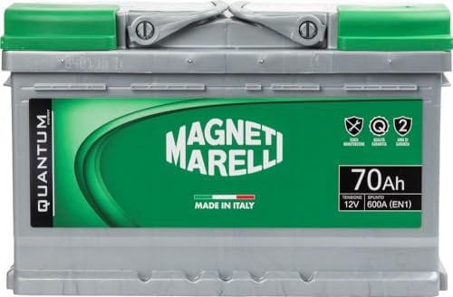 Magneti Marelli Batteria per auto 70AH 12V 600A EN1 per cassetta L3B