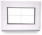 JeCo Sprossenfenster Kellerfenster Garagenfenster - BxH:1200 x 600 mm - DIN Rechts - 2-Fach Verglasung - 60 mm Profil
