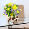 Jeffergarden Totenkopf Deko Blumentopf Artificial Resin Skull Head Schädel Blumentopf in Kopfform in Halloween Totenkopfform Blumentopf Skull Container Dekoration Haus Büro Schreibtisch