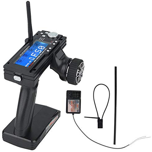 Trasmettitore RC, trasmettitore LED 2.4G 3CH e radio ricevitore per modello RC Car Boat