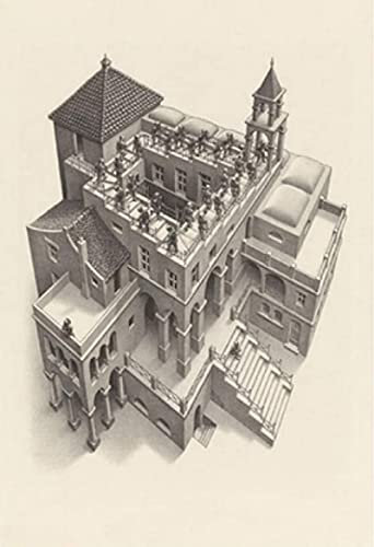 RUIYANMQ Puzzle 1000 Stück Escher Surreale Geometrische Kunstwerke Moderne Abstrakte Kunst Poster Für Erwachsene Kinder Spiele Lernspielzeug Px166Yk