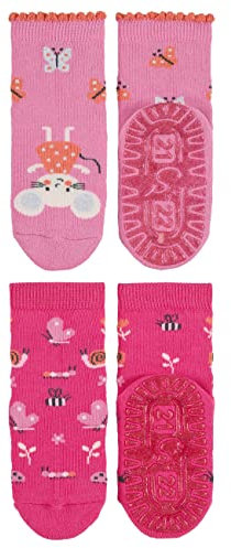 Sterntaler Baby-Mädchen Glitzer AIR Doppelpack Maus Fliesen Flitzer, rosa, 20