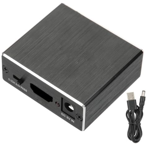 Estrattore 4K X 2K, Convertitore di Estrattore Stereo HDMI Splitter per Ingresso HDMI per Uscita HDMI + 1 (SPDIF) + Uscita Analogica da 3,5 Mm
