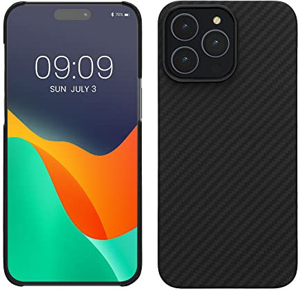 kalibri Cover Compatibile con Apple iPhone 14 PRO Max - Custodia in aramide Cover Ultra Resistente - Backcover Protezione Case