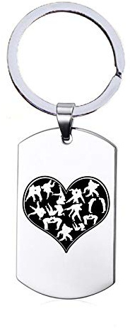 Schlüsselanhänger Edelstahl - Judo