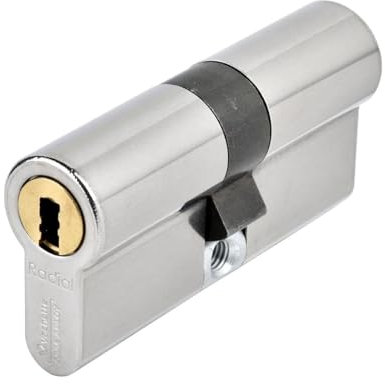 Vachette Cylindre européen Radialis A2P - Clavier - Cylindre - Acier et Tungstène - Nickel - Pour les portes de maisons et de bureaux