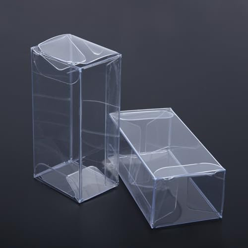 20 Stück Kunststoff Vitrine für 1:64 Modellauto Spielzeug Display Box Transparent und Staubdicht Lagerung Halter Clear Box Fall