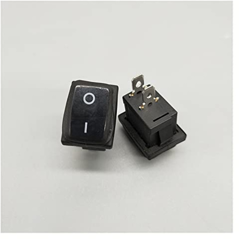 elektronischer Schalter Wippschalter KCd1 12V/220V LED Wasserdichter Wippschalter 3-polig 10A/250V IP67 Knopfschalter Wippschalter Bootstyp