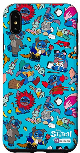 iPhone XS Max Disney 100 Stitch in Costume Disney Characters and Scrump Case