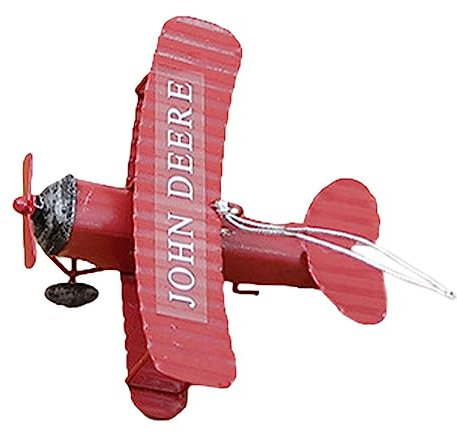 Vintage Flugzeug Modell Eisenmodell Metall, Flugzeugmodelle Legiertem Metall, Flugzeug Dekoration Doppeldecker Flugzeug Miniatur Dekoration Sammlung Büro Ornament, 10x9x5 cm