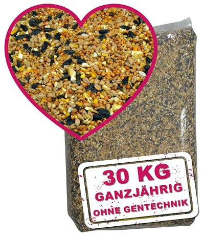MeinWildvogel - Wildvogel Vital Gourmet - 30 kg Streufutter für Vögel, ideal für alle Jahreszeiten und Vogelgrößen, perfekt für Gartenvögel.