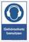 Gebotsschild Gehörschutz Schild 20x30cm