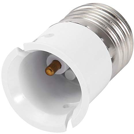 Haofy A- Adecuado para Conversión de Bombilla E27 a B22, Base Convertidora de Casquillo de Bombilla