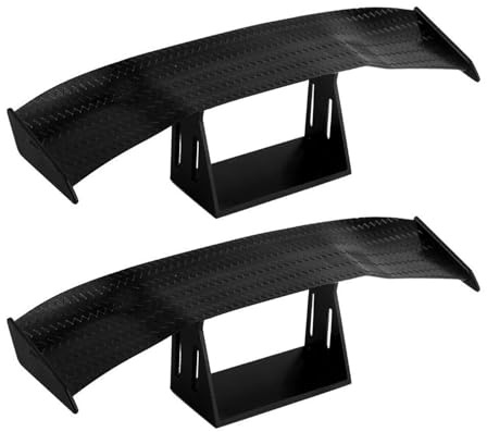 2-Piece Car Tail Wings, Mini Tail Wings, Front Spoiler, Trunk Spoiler - Auto Parts, Black