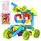 Tokaneit 100 Stück Klassische Bausteine Zusammenbau Spielzeug mit Rädern, DIY Wasserrohr Bausteine Lernspielzeug Set, Geschenk für kreative Lernerziehung Steckspiel für Jungen Mädchen ab 3 Jahren