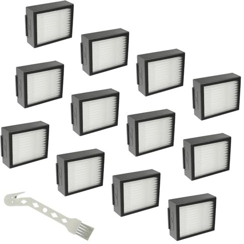HUAREW 4639161 Lot de 12 filtres de rechange pour aspirateur i-Robot Roomba i1 i1152 i3 + i4+ i6 i7+ i8 i5 + J5 + e5 e6