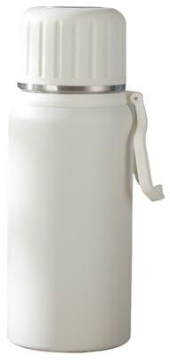 Vllcsla Borraccia Termica 600ml Bottiglia d'acqua Acciaio Inox con Coperchio a Tazza e Filtro in Acciaio Inossidabile, Borraccia Termica con Manico per Effettuare, Lavabile in Lavastoviglie