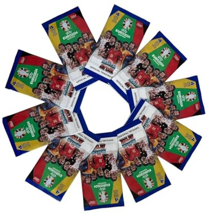 Match Attax Euro 2024-20 Booster mit je 4 Trading Cards