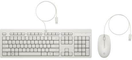 HP 225 - set tastiera e mouse - 100% - dimensione intera