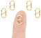 5 Stück Gold Doppelter öffnung,verschlüsse für ketten,Verschlüsse Armbänder,schmuckverschluss,Kettenverlängerung,Halsketten-Armbandverkürzer,MetallverschlüSse,KettenverküRzer,für Halsketten-Clip