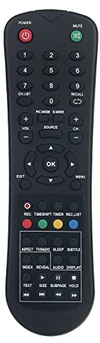 Télécommande remplacée Convient pour Oceanic TV 190416-B OCEALED3218B2 OCEADLED3218B2 OCEALED190416W LED215DVDs 2 OCEAO LED200317W2 OCEALED221115B2 OCEALED200116B2