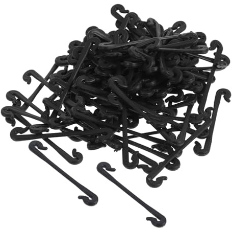 PRETYZOOM 100pcs Plastic Garden Plant Clips and Grape Vines Kiwis