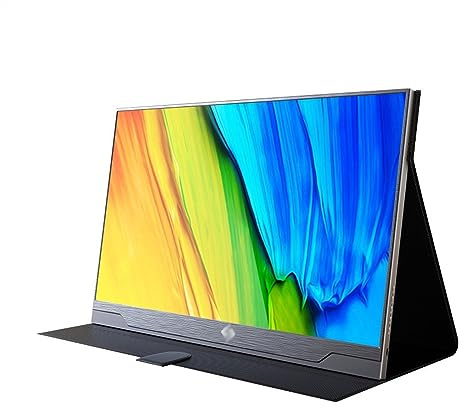 Lizhuzhuzs28 Moniteur de Voyage Moniteur Portable Ultra-Fin 4K, écran Externe HDMI, taux de rafraîchissement 60Hz, IPS, Extension for Ordinateur, résolution 3840x2160 Prolongateur d'écran